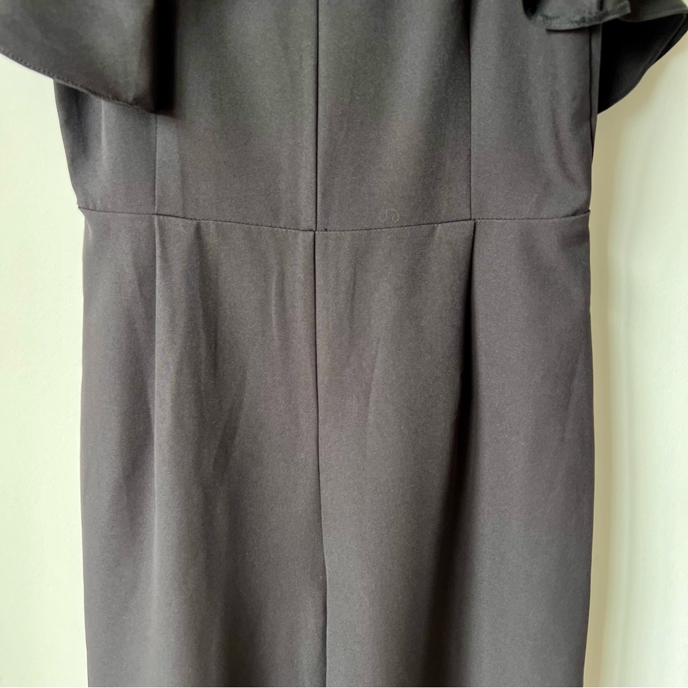FRANCESCA’S Miami Ruffled Cold Shoulder Capri Jumpsuit—SZ. Small - Picture 11 of 13